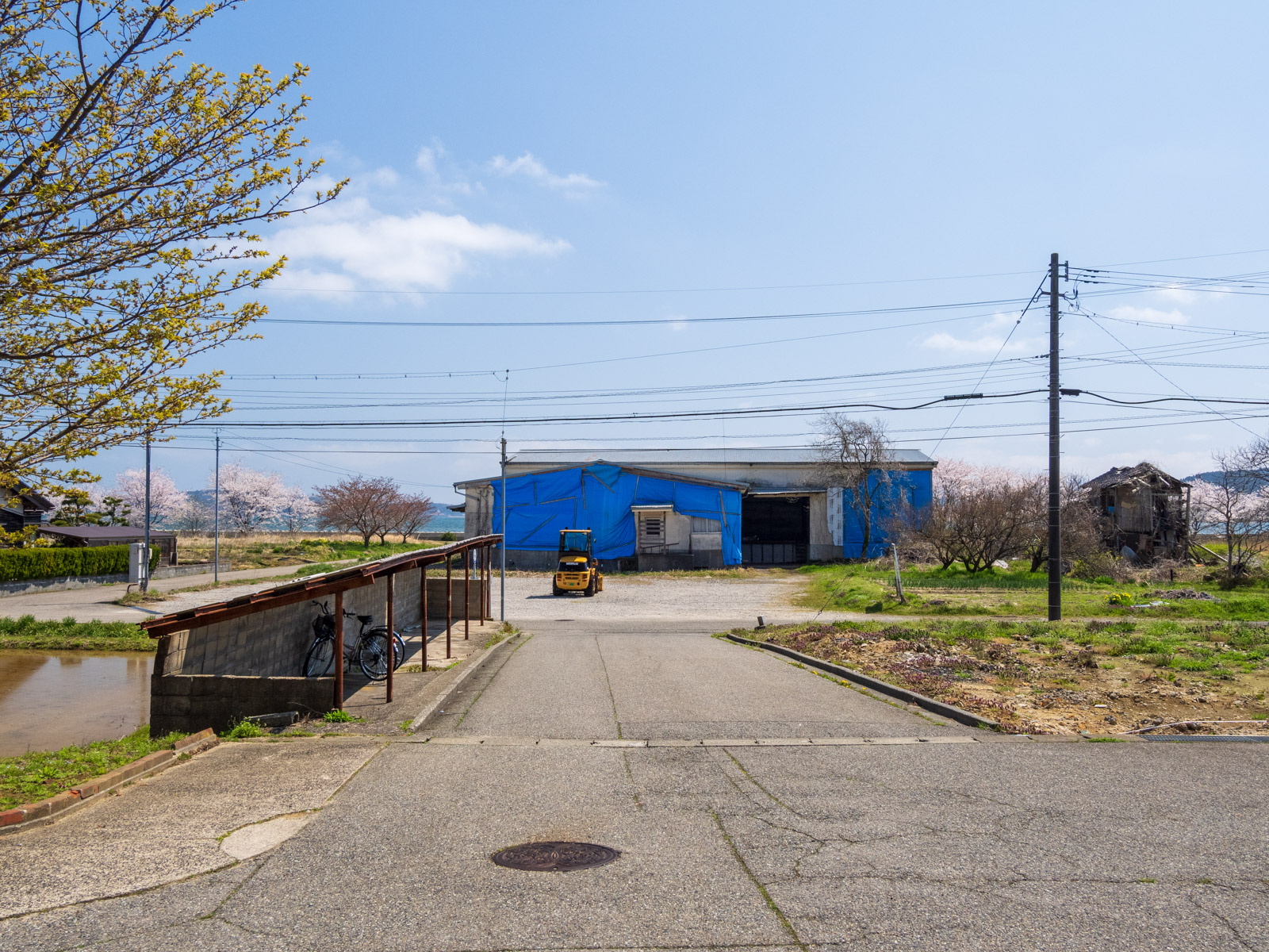 笠師保駅前(2025年4月)