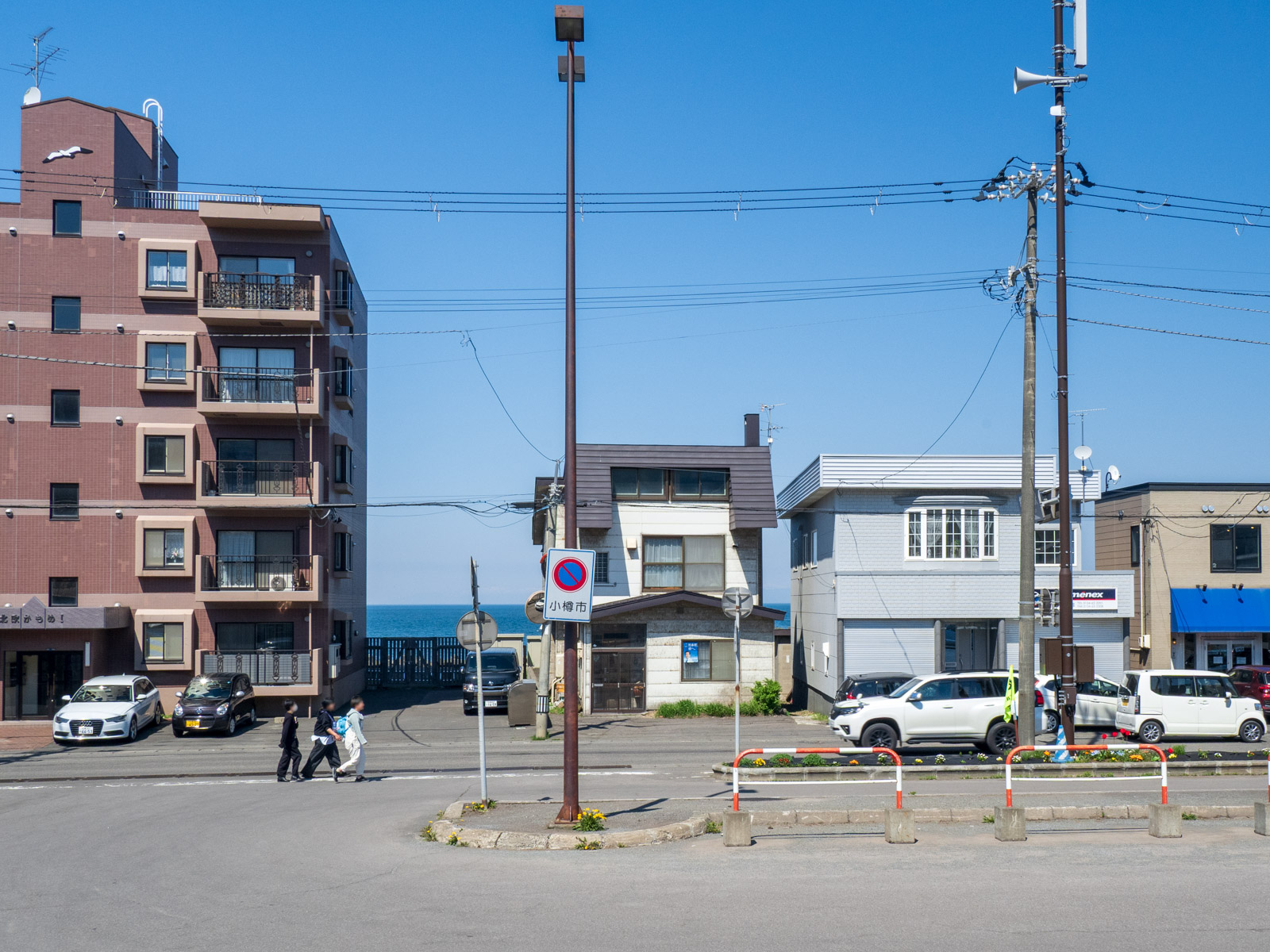 銭函駅前（2024年5月）