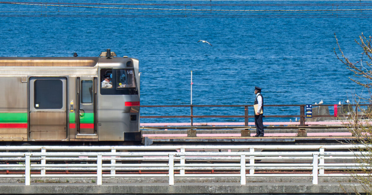 銭函駅 | 海の見える駅